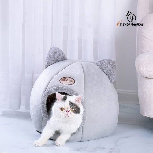 17 - CatCove™ (Cama Y Casa Cuchas Para Gatos Relajación)