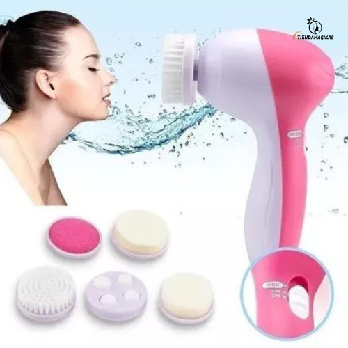 02 - LuxeLift Facial Brush™ (Limpiador Facial Exfoliante Masajeador)