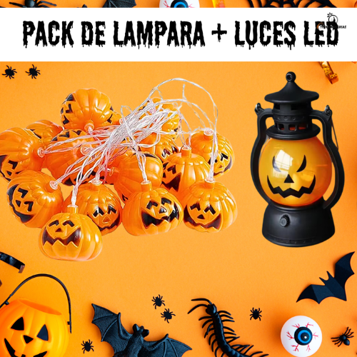 29- BooBeam LED™ (Lampara + Luces LED Calabaza Hallowen)